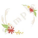 丸フレーム　秋sample