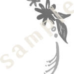 丸フレーム秋上カギ白黒sample