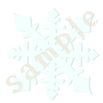 雪の結晶2カラーsample