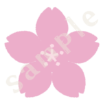 桜の花のイラスト　カラーsample