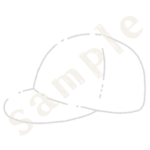 白帽子のイラスト　カラーsample