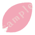 桜の花びら　カラーsample
